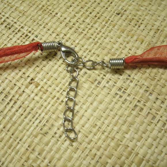 Murano Glass Red & Silver Heart Pendant Necklace - Picture 10 of 13